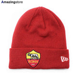 ニューエラ ニット ビーニーキャップ ASローマ SERIA A CUFFED KNIT BEANIE CAP RED