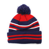 EU限定 ニューエラ ニットキャップ ビーニー アトレティコ マドリード JAKE BOBBLE KNIT BEANIE NAVY NEW ERA ATLETICO MADRID