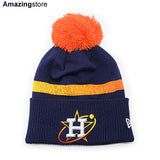 シティコネクト ニューエラ ニットキャップ ビーニー ヒューストン アストロズ MLB CITY CONNECT POM KNIT BEANIE CAP NAVY