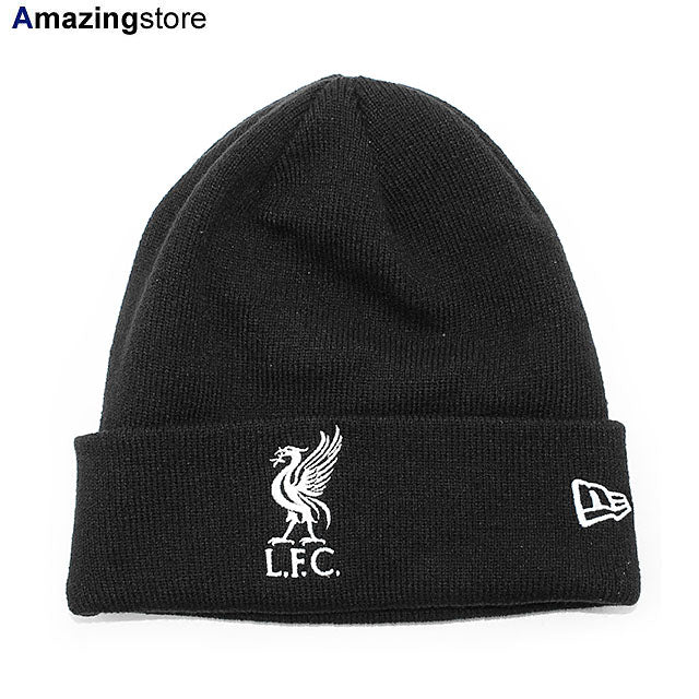 ニューエラ ニットキャップ ビーニー リヴァプール FC CUFFED KNIT KNIT BEANIE BLACK