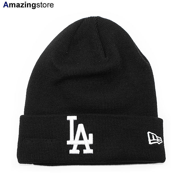 ニューエラ ニットキャップ ビーニー ロサンゼルス ドジャース MLB CUFFED KNIT KNIT BEANIE BLACK