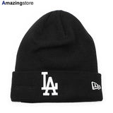 ニューエラ ニットキャップ ビーニー ロサンゼルス ドジャース MLB CUFFED KNIT KNIT BEANIE BLACK