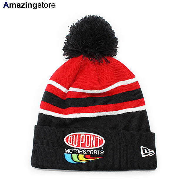 ニューエラ ニット ビーニーキャップ ナスカー ジェフ ゴードン DuPont CUFFED KNIT BEANIE CAP NAVY