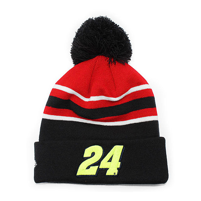 ニューエラ ニット ビーニーキャップ ナスカー ジェフ ゴードン DuPont CUFFED KNIT BEANIE CAP NAVY