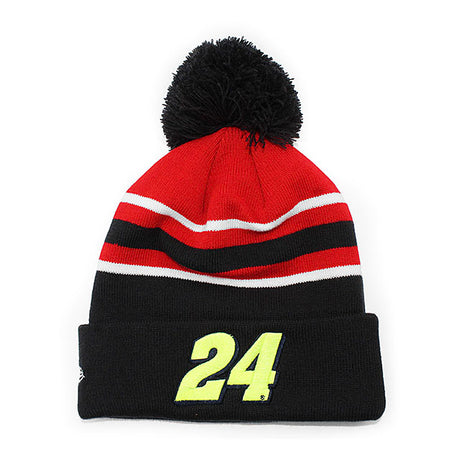 ニューエラ ニット ビーニーキャップ ナスカー ジェフ ゴードン DuPont CUFFED KNIT BEANIE CAP NAVY