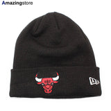 ニューエラ ニットキャップ ビーニー シカゴ ブルズ NBA CUFFED KNIT KNIT BEANIE BLACK