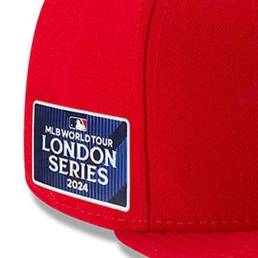 海外取寄 ニューエラ 59FIFTY フィラデルフィア フィリーズ MLB 2024 WORLD TOUR LONDON SERIES FITTED CAP RED