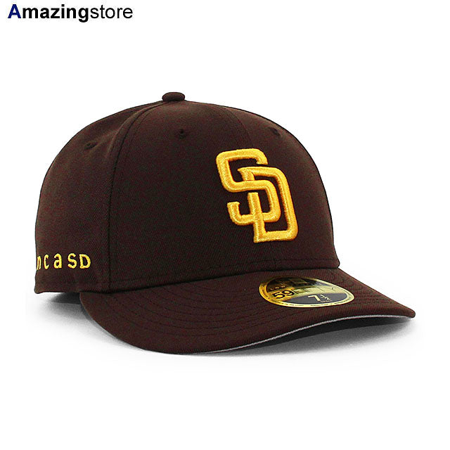 MCASD ニューエラ キャップ LP59FIFTY サンディエゴ パドレス MLB LOW-CROWN FITTED CAP BROWN