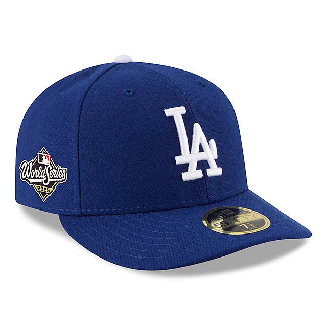 2025 ワールドシリーズモデル 海外取寄 ニューエラ キャップ LP 59FIFTY ロサンゼルス ドジャース MLB WORLD SERIES AUTHENTIC COLLECTION LOW CROWN FITTED CAP ROYAL