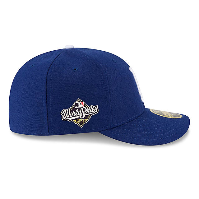 2025 ワールドシリーズモデル 海外取寄 ニューエラ キャップ LP 59FIFTY ロサンゼルス ドジャース MLB WORLD SERIES AUTHENTIC COLLECTION LOW CROWN FITTED CAP ROYAL