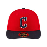 ニューエラ キャップ LP59FIFTY クリーブランド ガーディアンズ MLB ON-FIELD AUTHENTIC HOME2 LOW PROFILE FITTED CAP RED NAVY