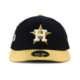 ニューエラ キャップ 59FIFTY ヒューストン アストロズ MLB 2023 GOLD COLLECTION LC LOW CROWN FITTED CAP LP NAVY NEW ERA HOUSTON ASTROS
