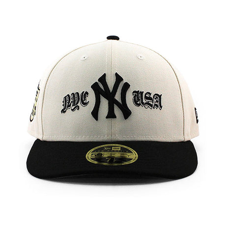 ニューエラ キャップ 59FIFTY ニューヨーク ヤンキース COOPERSTOWN LOGO LOW PROFILE FITTED CAP LP CREAM