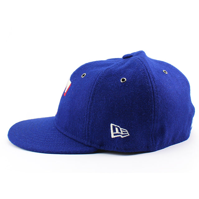 ニューエラ キャップ RC59FIFTY テキサス レンジャーズ MLB MELTON WOOL FITTED CAP ROYAL BLUE