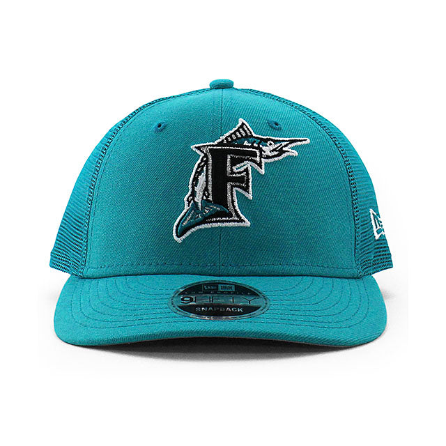 ニューエラ メッシュキャップ LP9FIFTY フロリダ マーリンズ MLB TRUCKER MESH CAP TEAL