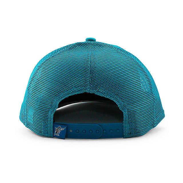 ニューエラ メッシュキャップ LP9FIFTY フロリダ マーリンズ MLB TRUCKER MESH CAP TEAL