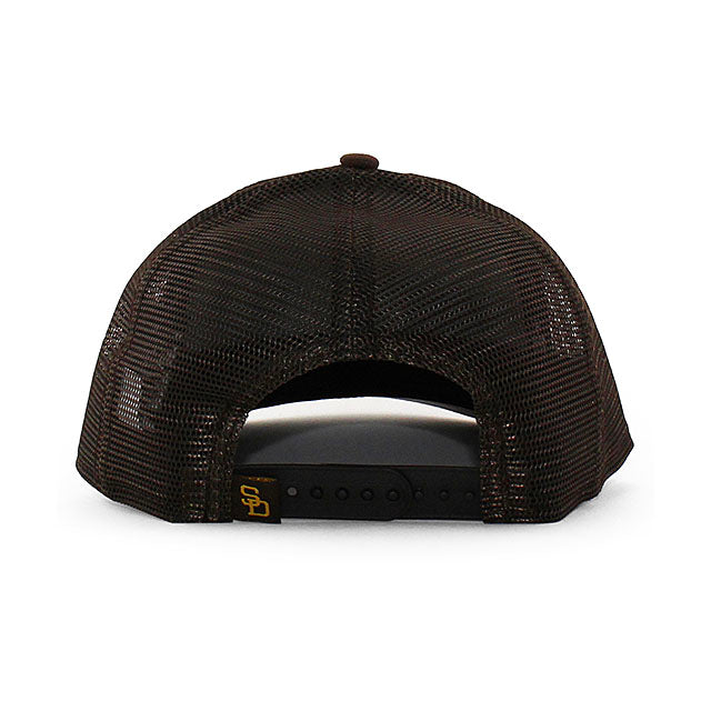 ニューエラ メッシュキャップ LP9FIFTY サンディエゴ パドレス MLB TRUCKER MESH CAP BROWN