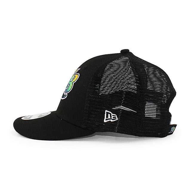 ニューエラ メッシュキャップ LP9FIFTY タンパベイ デビルレイズ MLB TRUCKER MESH CAP BLACK