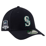 ランディ ジョンソン永久欠番記念モデル ニューエラ キャップ 39THIRTY M-CROWN シアトル マリナーズ MLB NUMBER RETIREMENT SIDE PATCH FLEX FIT CAP NAVY