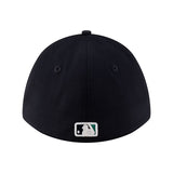 ランディ ジョンソン永久欠番記念モデル ニューエラ キャップ 39THIRTY M-CROWN シアトル マリナーズ MLB NUMBER RETIREMENT SIDE PATCH FLEX FIT CAP NAVY