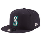 ランディ ジョンソン永久欠番記念モデル ニューエラ キャップ 9FIFTY シアトル マリナーズ MLB NUMBER RETIREMENT SIDE PATCH SNAPBACK CAP NAVY
