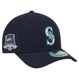 ランディ ジョンソン永久欠番記念モデル ニューエラ キャップ 9FORTY M-CROWN シアトル マリナーズ MLB NUMBER RETIREMENT SIDE PATCH SNAPBACK CAP NAVY