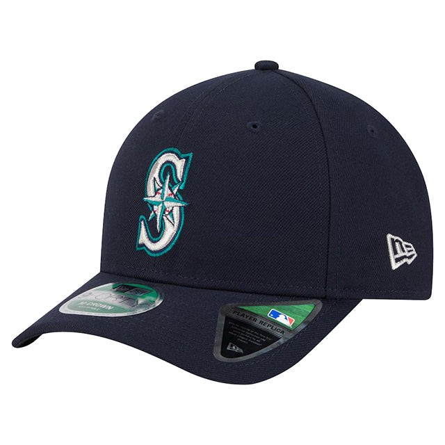 ランディ ジョンソン永久欠番記念モデル ニューエラ キャップ 9FORTY M-CROWN シアトル マリナーズ MLB NUMBER RETIREMENT SIDE PATCH SNAPBACK CAP NAVY