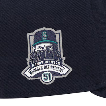 ランディ ジョンソン永久欠番記念モデル ニューエラ キャップ 9SEVENTY MLB NUMBER RETIREMENT SIDE PATCH SNAPBACK CAP NAVY