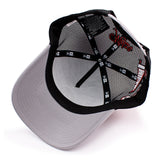 ニューエラ メッシュキャップ ACミラン SERIA A E-FRAME PATCH TRUCKER MESH CAP GREY BLACK