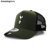 ニューエラ メッシュキャップ トッテナム ホットスパー FC PL REPREVE E-FRAME TRUCKER MESH CAP OLIVE