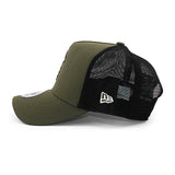 ニューエラ メッシュキャップ トッテナム ホットスパー FC PL REPREVE E-FRAME TRUCKER MESH CAP OLIVE