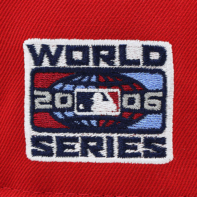 ニューエラ キャップ 59FIFTY セントルイス カージナルス MLB 2006 WORLD SERIES GAME FITTED CAP RED