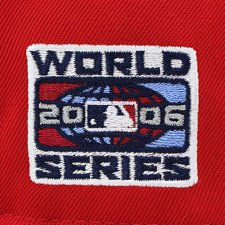 ニューエラ キャップ 59FIFTY セントルイス カージナルス MLB 2006 WORLD SERIES GAME FITTED CAP RED