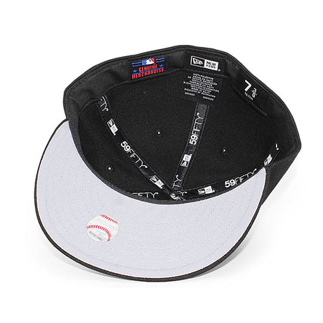 ニューエラ キャップ 59FIFTY ミルウォーキー ブルワーズ MLB TEAM BASIC FITTED CAP BLACK WHITE