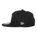 ニューエラ キャップ 59FIFTY ミルウォーキー ブルワーズ MLB TEAM BASIC FITTED CAP BLACK WHITE