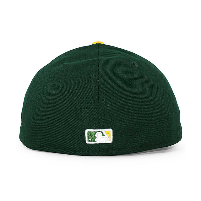 ニューエラ キャップ 59FIFTY オークランド アスレチックス MLB ON FIELD AUTHENTIC HOME LC LOW-CROWN FITTED CAP LP GREEN GOLD