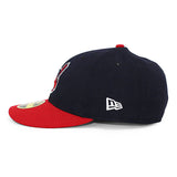 ニューエラ キャップ 59FIFTY クリーブランド インディアンス MLB ON-FIELD HOME LOW PROFILE FITTED CAP LP NAVY