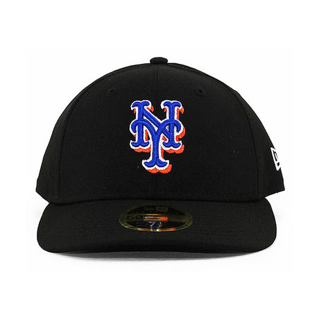 ニューエラ キャップ 59FIFTY ニューヨーク メッツ MLB ON FIELD AUTHENTIC ALTERNATE 2 LC LOW CROWN FITTED CAP LP BLACK NEW ERA NEW YORK METS