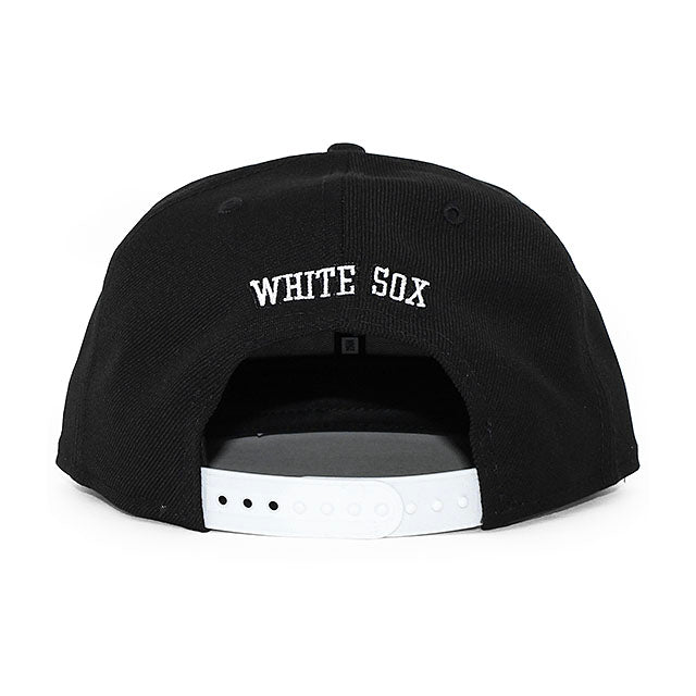 ニューエラ 9FIFTY シカゴ ホワイトソックス MLB REPLICA GAME SNAPBACK CAP BLACK NEW ERA CHICAGO WHITE SOX