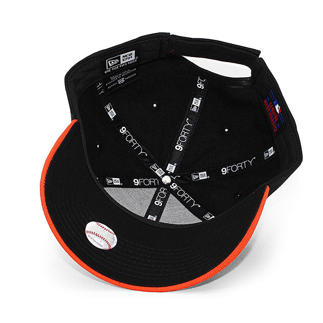 ニューエラ キャップ 9FORTY ボルチモア オリオールズ MLB THE LEAGUE ALT ADJUSTABLE CAP BLACK ORANGE