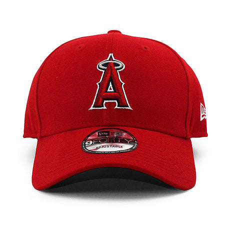 ニューエラ キャップ 9FORTY ロサンゼルス エンゼルス MLB THE LEAGUE GAME ADJUSTABLE CAP RED