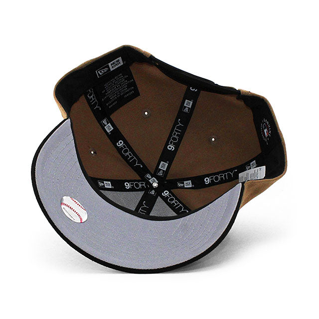 EU AU限定モデル ニューエラ キャップ 9FORTY ロサンゼルス ドジャース MLB TEAM LOGO SNAPBACK KHAKI