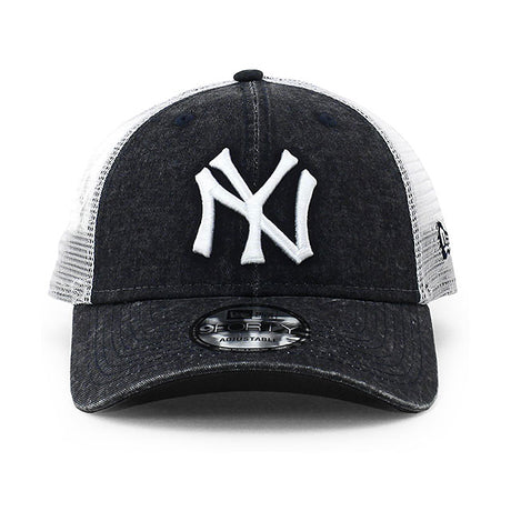 ニューエラ メッシュキャップ 9FORTY ニューヨーク ヤンキース MLB COOPERSTOWN 1934 WASHED TRUCKER MESH CAP NAVY