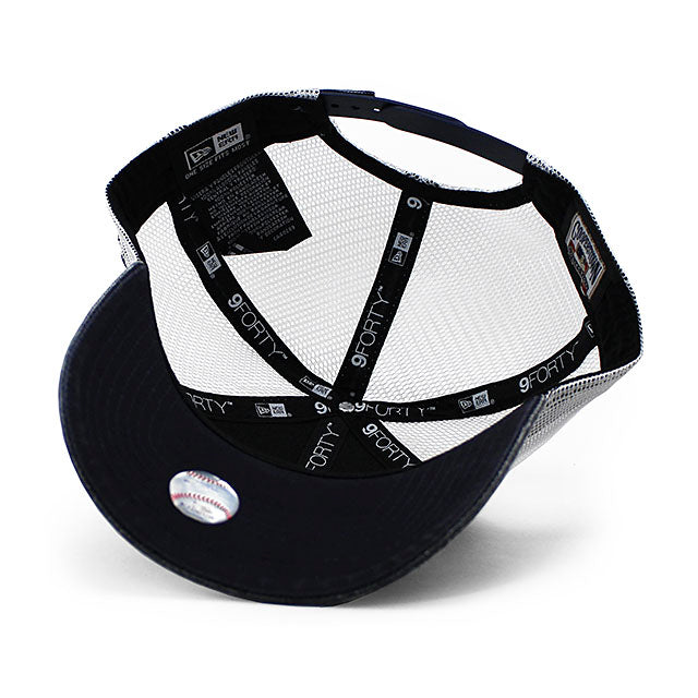 ニューエラ メッシュキャップ 9FORTY ニューヨーク ヤンキース MLB COOPERSTOWN 1934 WASHED TRUCKER MESH CAP NAVY