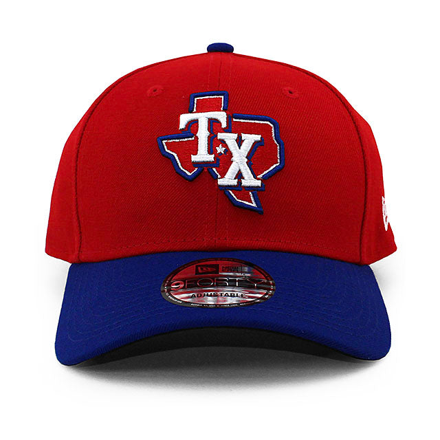 ニューエラ キャップ 9FORTY テキサス レンジャーズ MLB THE LEAGUE ALTERNATE-3 ADJUSTABLE CAP RED