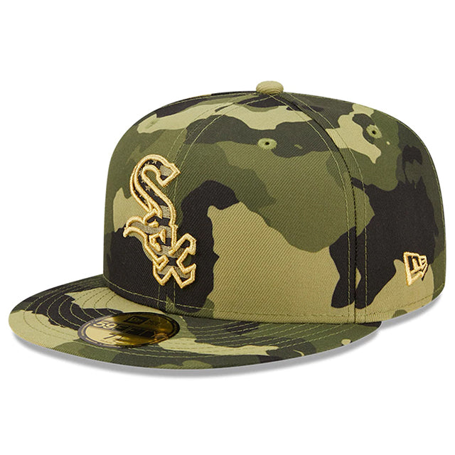 ニューエラ キャップ 59FIFTY シカゴ ホワイトソックス 2024 MLB ARMED FORCES STARS N STRIPES FITTED CAP