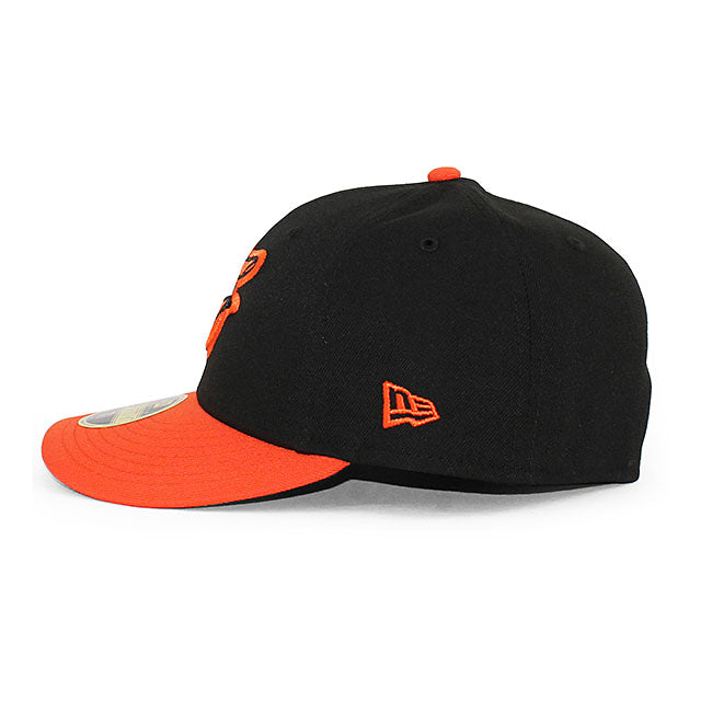 ニューエラ キャップ 59FIFTY ボルチモア オリオールズ MLB ON-FIELD AUTHENTIC ROAD LC LOW CROWN FITTED CAP LP BLACK