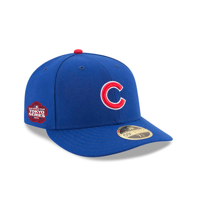 2025 東京シリーズモデル ニューエラ キャップ LP59FIFTY シカゴ カブス MLB TOKYO SERIES ON-FIELD LOW CROWN FITTED CAP BLUE