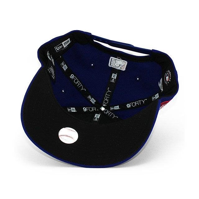 2025開幕東京シリーズモデル 子供用 ニューエラ 9FORTY M-CROWN ロサンゼルス ドジャース MLB TOKYO SERIES YOUTH SNAPBACK CAP ROYAL BLUE