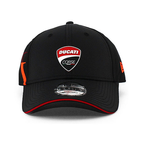 ニューエラ キャップ 9FORTY ドゥカティ コルセ GRADIENT PRINT STRAPBACK CAP BLACK